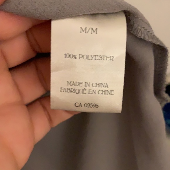 Temperance - Grey Sleeveless Sheer Blouse - Size M - Picture 4 of 4